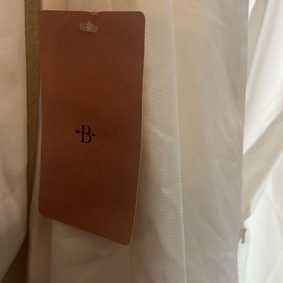 AMSALE Lottie LW194 One-shoulder Jumpsuit Ivory size 8 NEW $550 - Picture 10 of 10